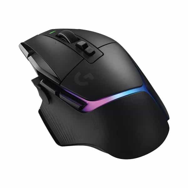 Mouse gamer inalámbrico Logitech G502 X Plus Lightspeed RGB negro 910-006161