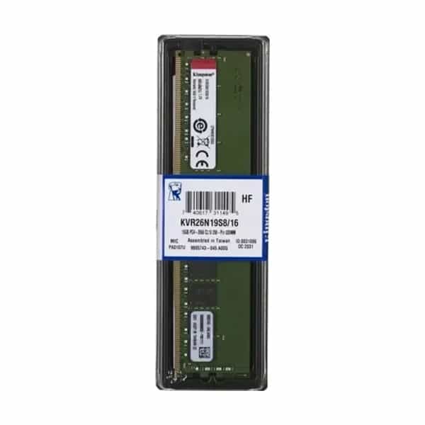 Memoria DDR4 16GB Kingston 2666MHZ CL19 Kvr 16GBITS