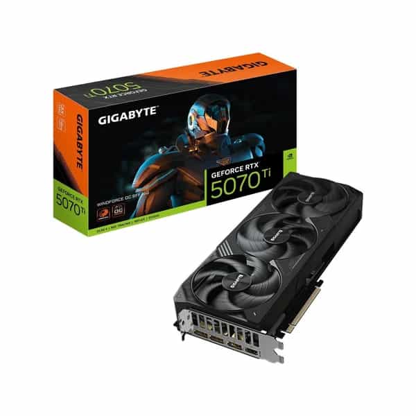 Placa de video Gigabyte RTX 5070 Ti WF3 OC 16GB GV-N507TWF3OC-16GD