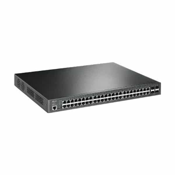 Switch TP Link 48 Puertos Gigabit L2 Adminis. 4SFP POE+