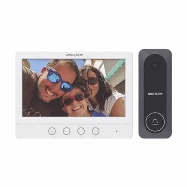 Videoportero Hikvision 4 hilos 1MP con IR hasta 3 metros DS-KIS212