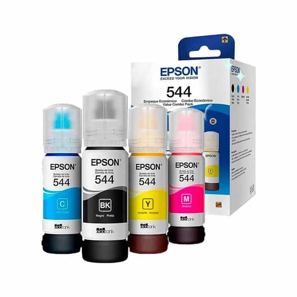 Kit de Botellas de Tinta Epson T544520-4P Pack de 4 Colores