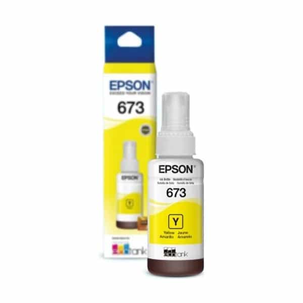 Cartucho Epson T673420 Amarillo para L800