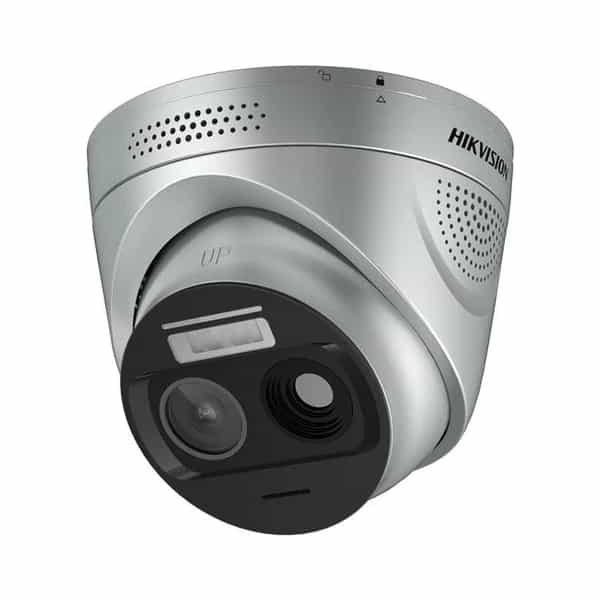 Cámara IP turret Hikvision HF-VT343 óptica 4MP y térmica para detección de incendios
