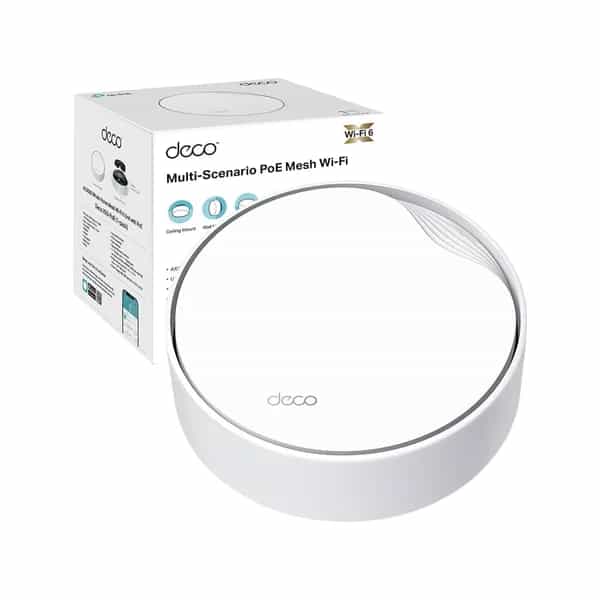 Sistema Wi-Fi 6 Mesh TP-Link Deco X50-PoE AX3000 puerto 2.5G pack de 1