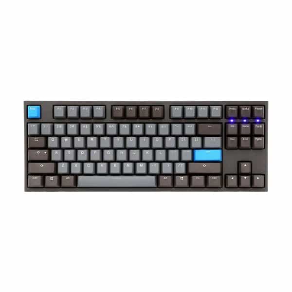 Teclado mecánico Ducky One 2 TKL Skyline teclas gris oscuro interruptor rojo inglés PBT sin LED