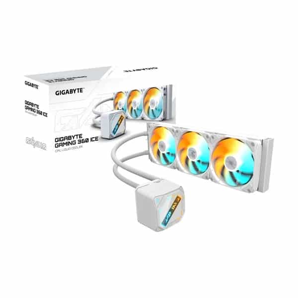 Water cooler Gigabyte Gaming 360 ICE ARGB AIO 360 mm 3 ventiladores 120 mm