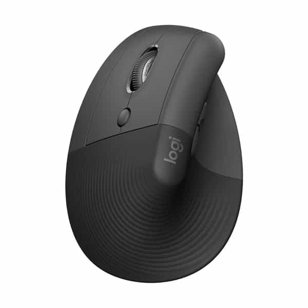 Mouse Logitech Vertical Inalámbrico Ergo Negro