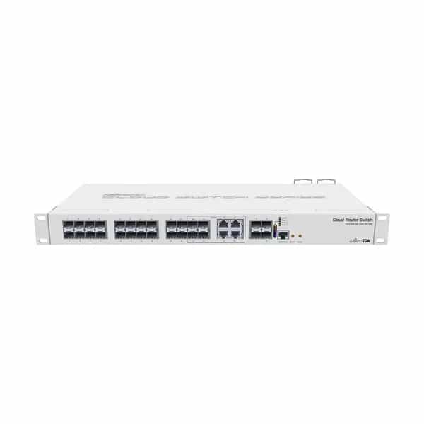 Switch MikroTik CRS328-4C-20S-4S+RM 20 SFP + 4 SFP+ + 4 combo con fuente