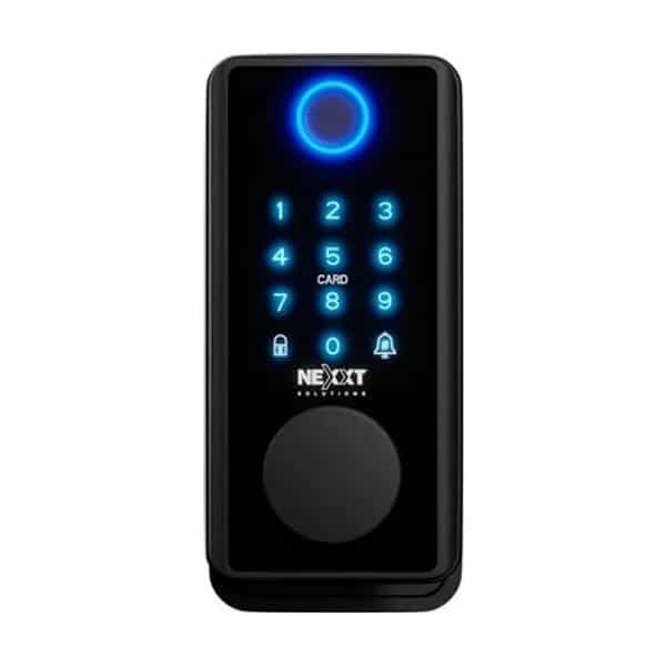 Cerradura inteligente Wi-Fi Nexxt Home con huella negra NHS-D150 BK