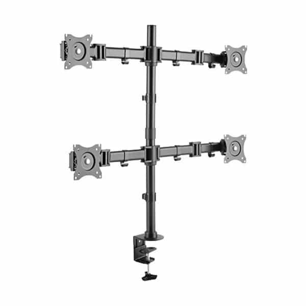 Soporte de Escritorio Cuadruple Intelaid 13/27 Carga Maxima 32KG IT-DB4E