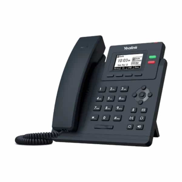 Teléfono IP Yealink SIP-T31 2 líneas sin PoE con fuente