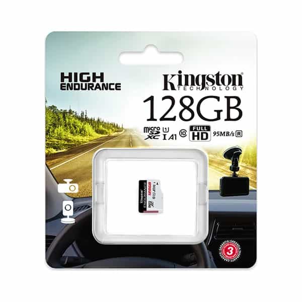 Tarjeta de memoria microSD Kingston Endurance 128GB para videovigilancia SDCE/128GB