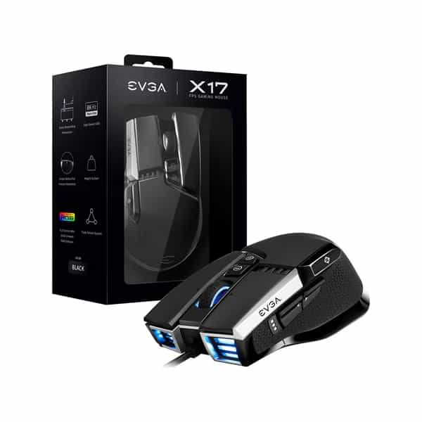 Mouse gamer EVGA X17 Black 903-W1-17BK-KR