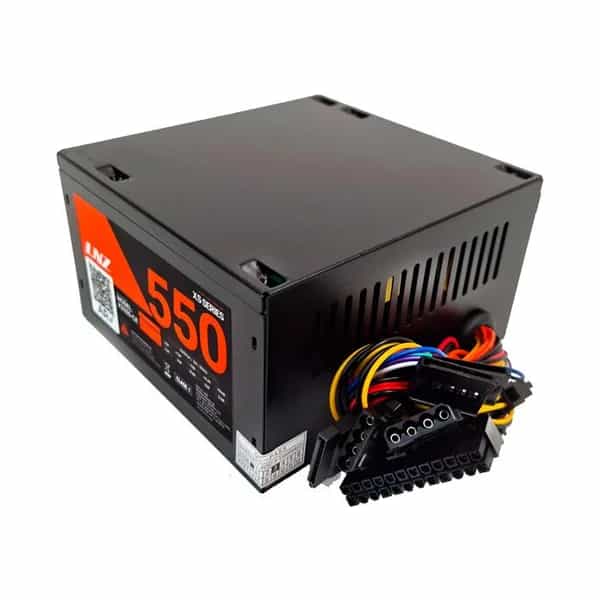 Fuente de alimentación LNZ XT550-SS 550W ATX negra cables largos