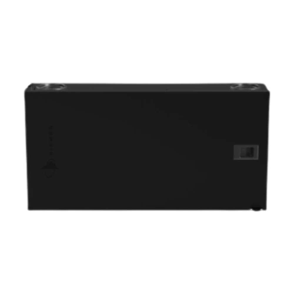 Distribuidor de fibra Siemon LightVerse montaje en pared acceso fijo 4 aberturas negro LVW-F4-01