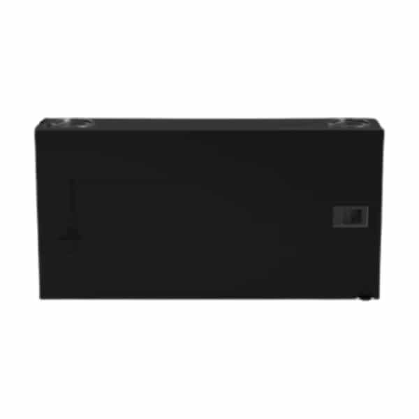Distribuidor de fibra Siemon LightVerse montaje en pared acceso fijo 4 aberturas negro LVW-F4-01