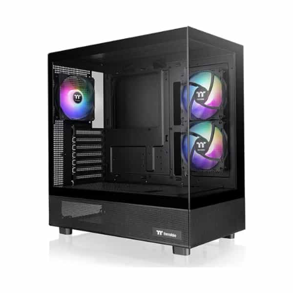 Gabinete TT View 270 Plus Mid-Tower TG x2 Fan ARGB x3 Black