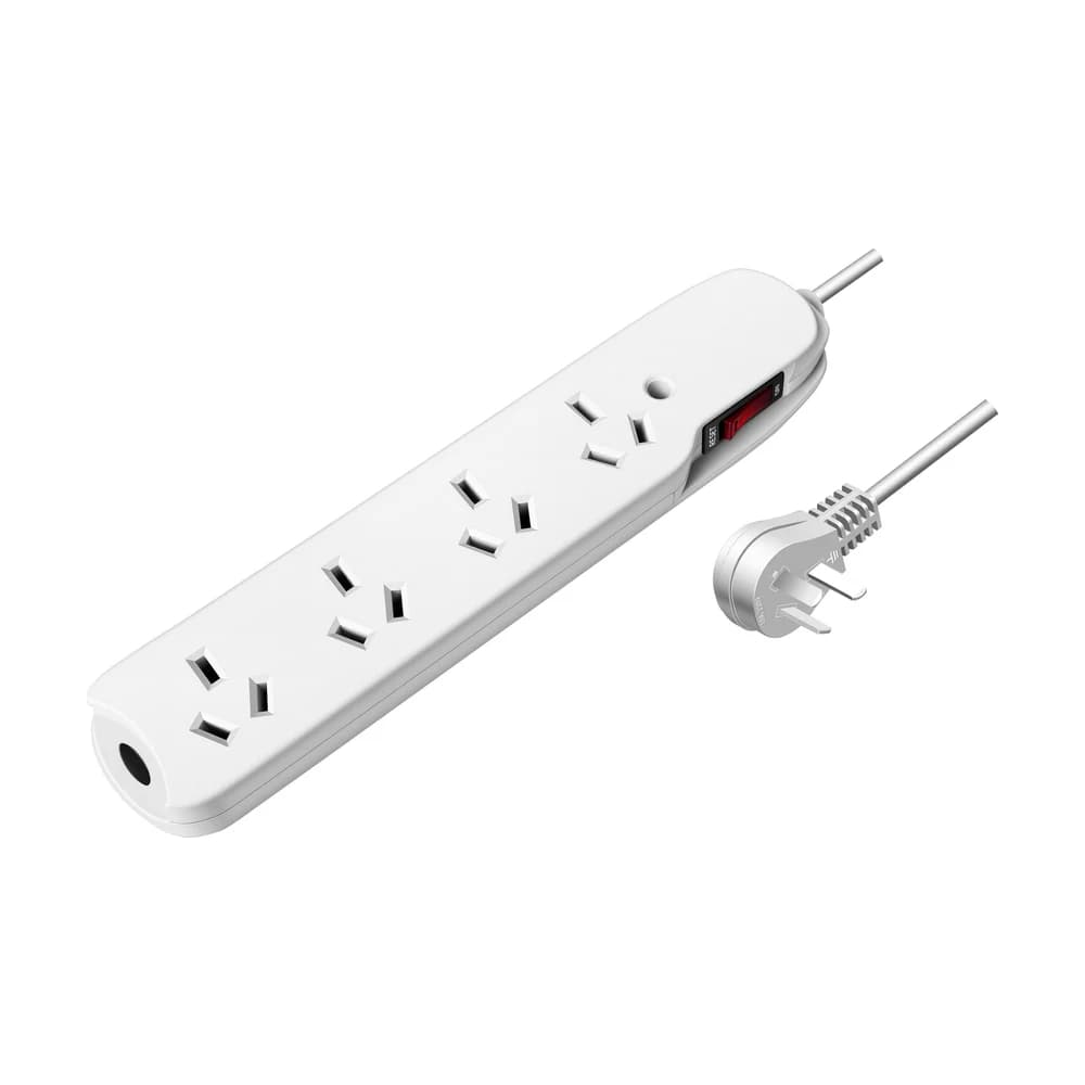 Prolongador Kelyx 4 tomas 220V con protección cable 1.5mts 2200W SL9104