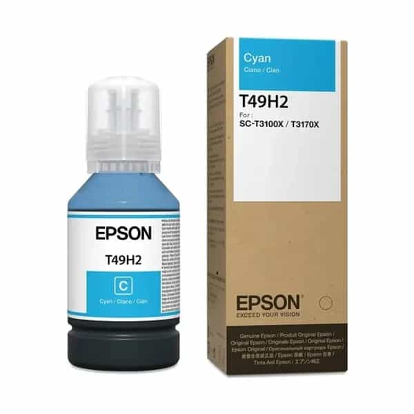 Botella Epson T49H200 Cyan para T3170X 140 Ml