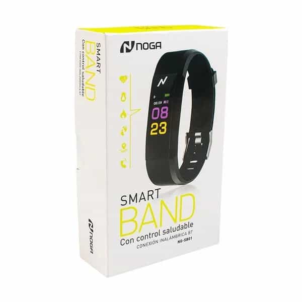 Pulsera fitness Noganet Bluetooth Negra NG-SB01