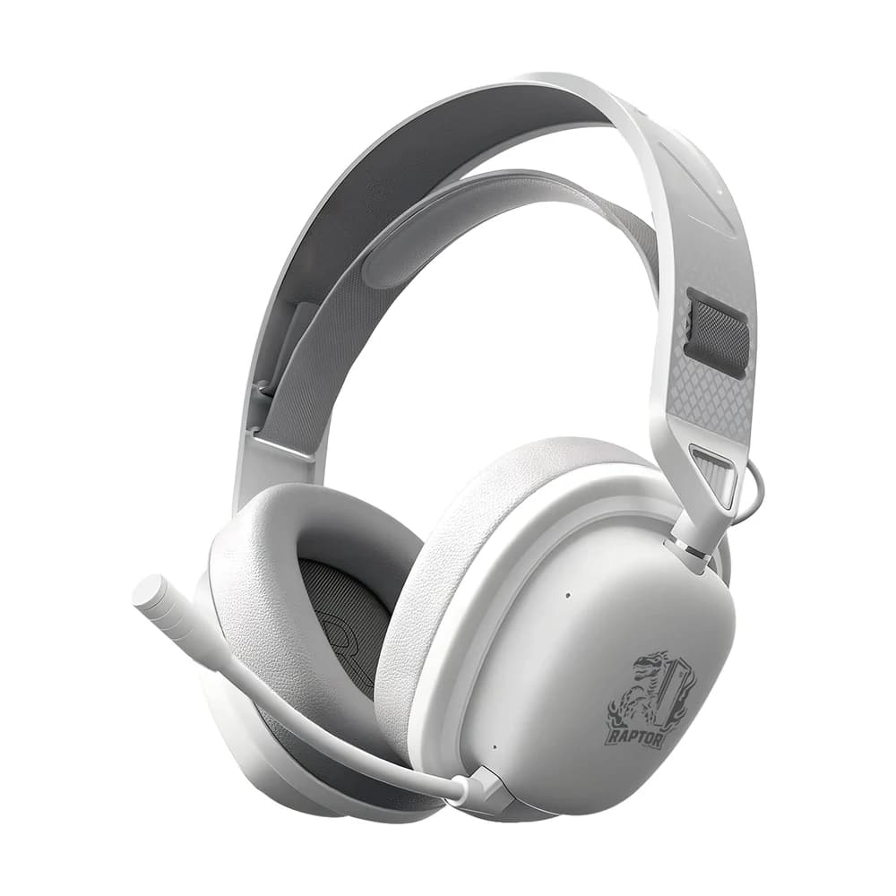 Auricular Gamer Raptor Inferno PRO X 7.1 Wireless con Dongle Blanco