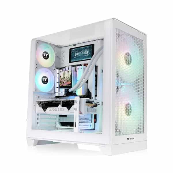 Gabinete Thermaltake View 390 Air Snow White Tempered Glass