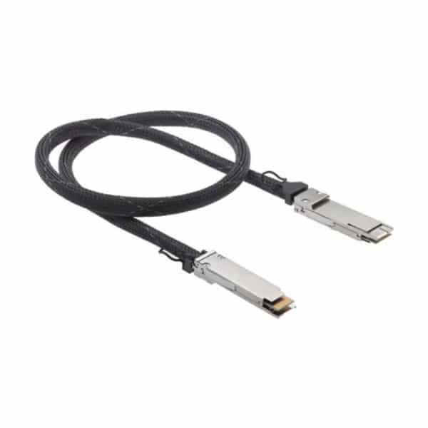 Cable de conexión directa Siemon QSFP+ a QSFP+ 40Gb/s pasivo cobre 1 m 30 AWG QSFP30-01L