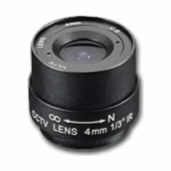 Lente iris fijo IR 4mm dLux RS0416F-IR 1/3" CS F1.6