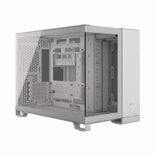 Gabinete Corsair 2500X TG Mid-Tower Dual Chamber White