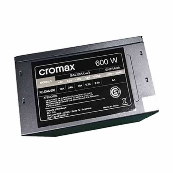 Fuente CROMAX KC-DDA-600 600W Standard ATX Fijo