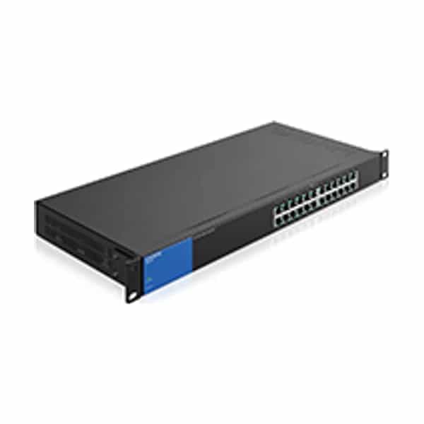 Switch Linksys LGS124P 24 puertos Gigabit con 12 PoE+ L2 no administrable