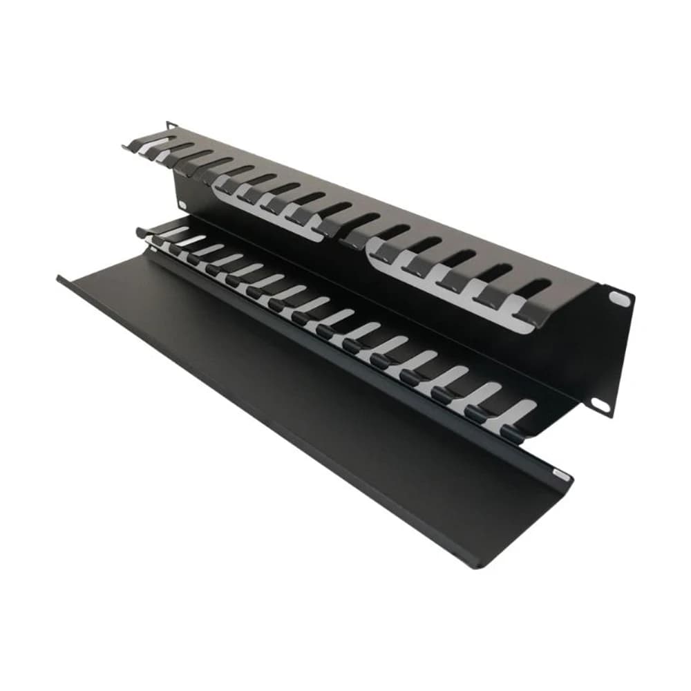 Organizador de Cable de 2U con TAPA