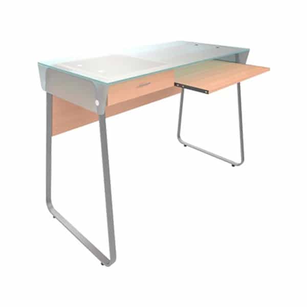 Escritorio X-Tech para Computadora con Tope de Vidrio