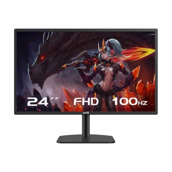 Monitor gamer Raptor Hawk Eye 24" Slim FHD 100Hz 5ms HDMI-VGA Negro