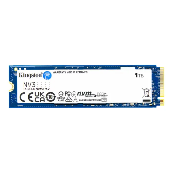 Disco SSD Kingston NV3 1000GB M.2 NVMe PCIe 4.0 SNV3S/1000G