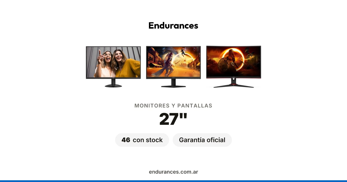 Monitores de 27 pulgadas | Endurances