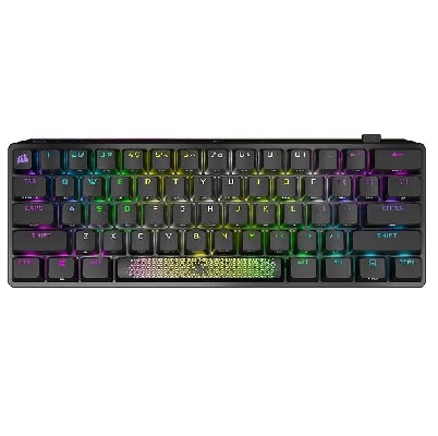Teclado Corsair K70 PRO Mini Wireless RGB 60 Mecanico Cherry MX Black PBT