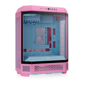 Gabinete TT The Tower 600 Mid-Tower TG x3 Fan x2 Bubble Pink (8579)