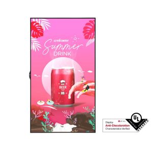 Pantalla 55” Alto brillo, 4000 nits