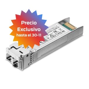 TP-Link Omada SM5110-SR módulo de transceptor de red Fibra óptica 10000 Mbit/s SFP+ 850 nm. Omada 10GBase-SR SFP+ LC Transceiver