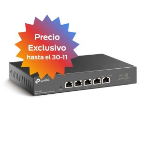 TP-Link TL-SX105 dispositivo de red No administrado 10G Ethernet (100/1000/10000) Negro. 5-Port 10G Multi-Gigabit Desktop Switch