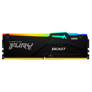 Memoria DDR5 Kingston 32Gb 6000 MHz FURY BEAST RGB Black EXPO (32Bits) (0302)