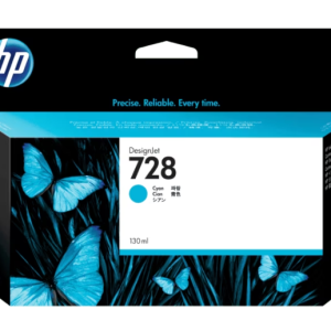 F9J67A HP 728 130-ml Cyan Ink Cartridge (7862)
