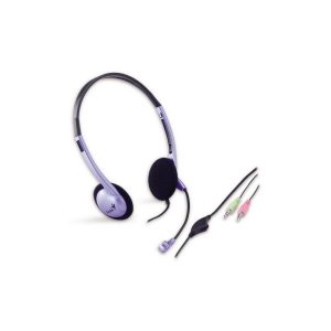 HEADSET GENIUS 3.5MM W/MIC HS-02B BLACK