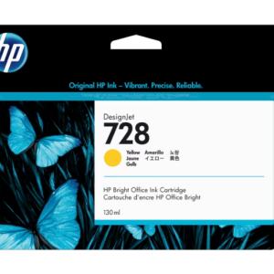 F9J65A HP 728 130-ml Yellow Ink Cartridge (7848)