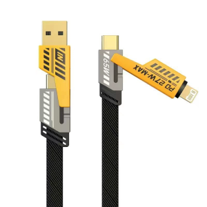 Cable Kelyx USB 4 en 1 – Type C / USB 3.0 / Lightning 1.5mts (7060)
