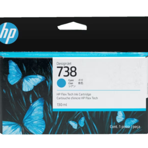 498N5A HP 738 130-ml Cyan DesignJet Ink (8860)